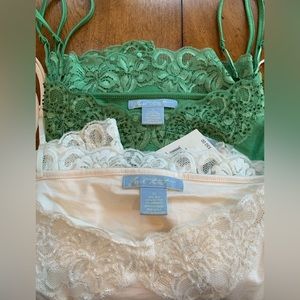 Fresh Twist Silk Woman Camisole Size 1X Offering two camisole’s for one price!